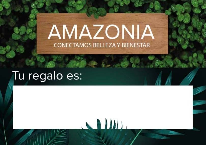 Amazonia Belleza tarjeta regalo 2
